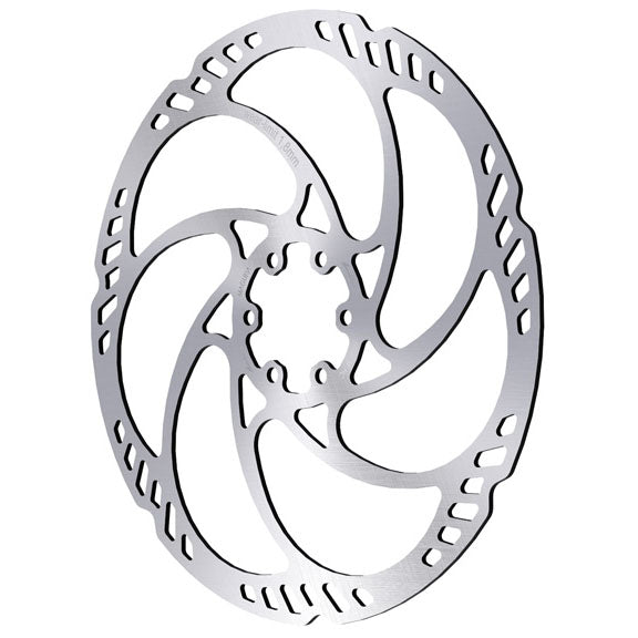 160mm Rotor, 6-Bolt, 2.0mm, Storm HC, Silver