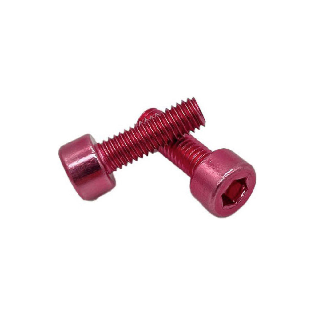 Anodized Cage Bolt, Pink, Pair