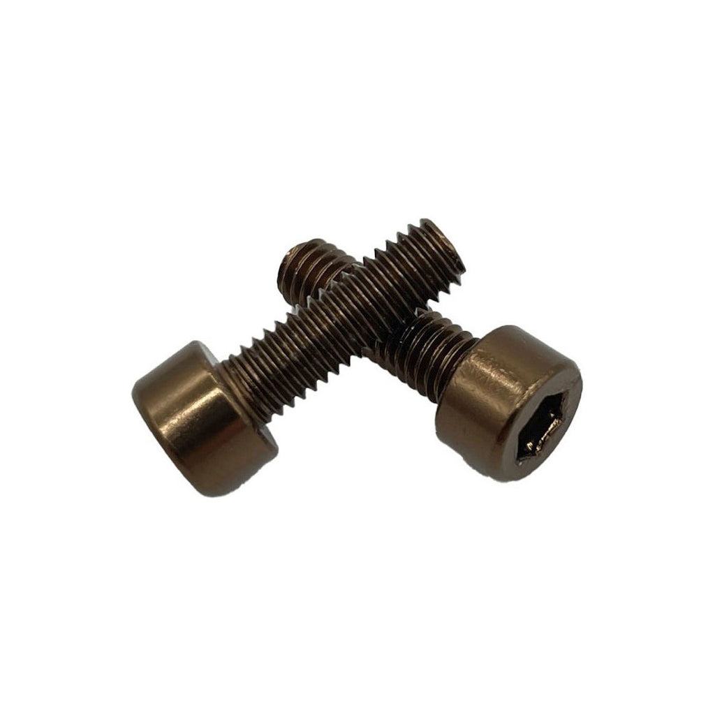 Anodized Cage Bolt, Bronze, Pair