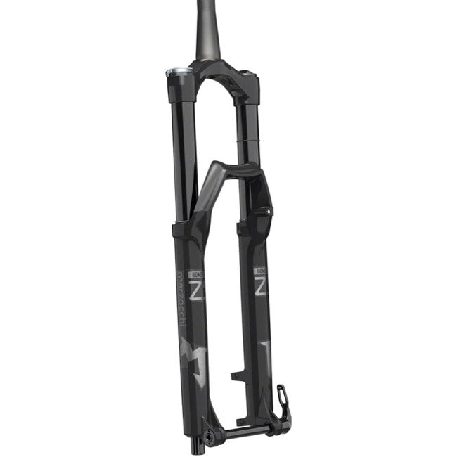 Marzocchi Bomber Z1 Suspension Fork - 29" 160 mm 15QR x 110 44mm Offset RAIL Sweep-Adjust Shiny BLK