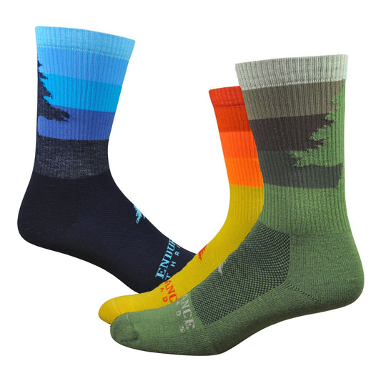 NE Stripey 6" Sock - Nature