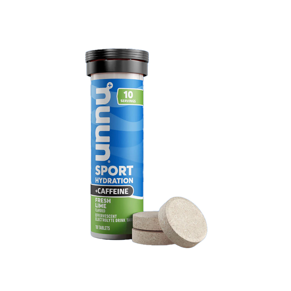Sport Hydration + Caffeine Tabs, Fresh Lime, 8/Count