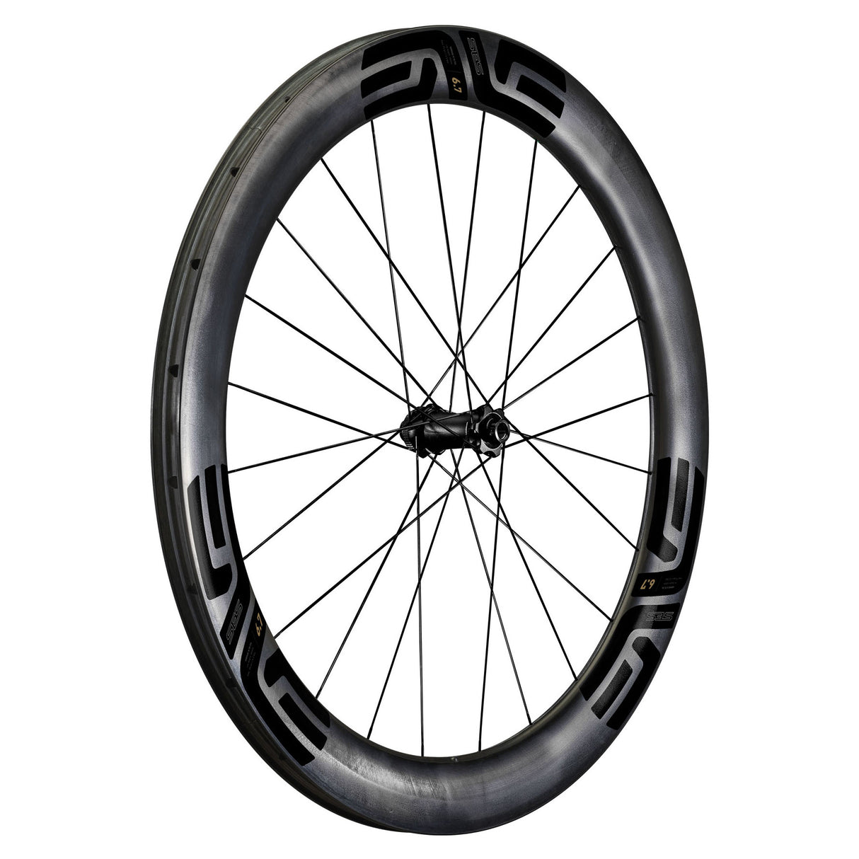 SES 6.7 Front 700c,12x100, CL, Black