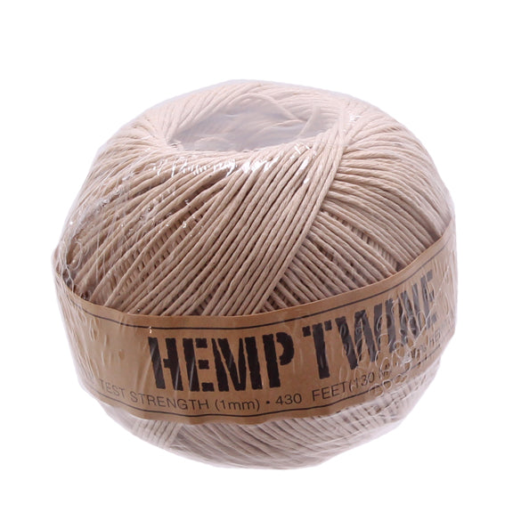Hemp Twine, Natural, Roll/385ft