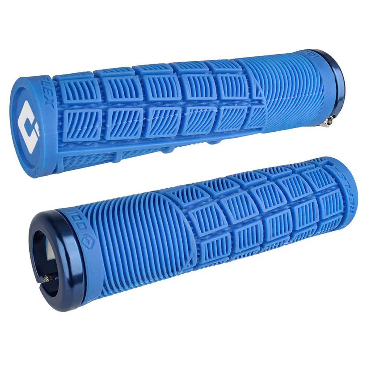 Lock-On MTB, Reflex Grip - Blue/Blue