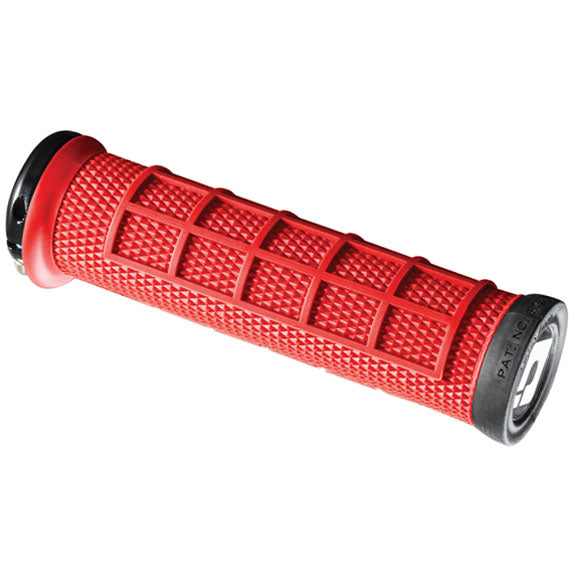 ODI Elite Pro Grips - Burnt Red Black Lock-On