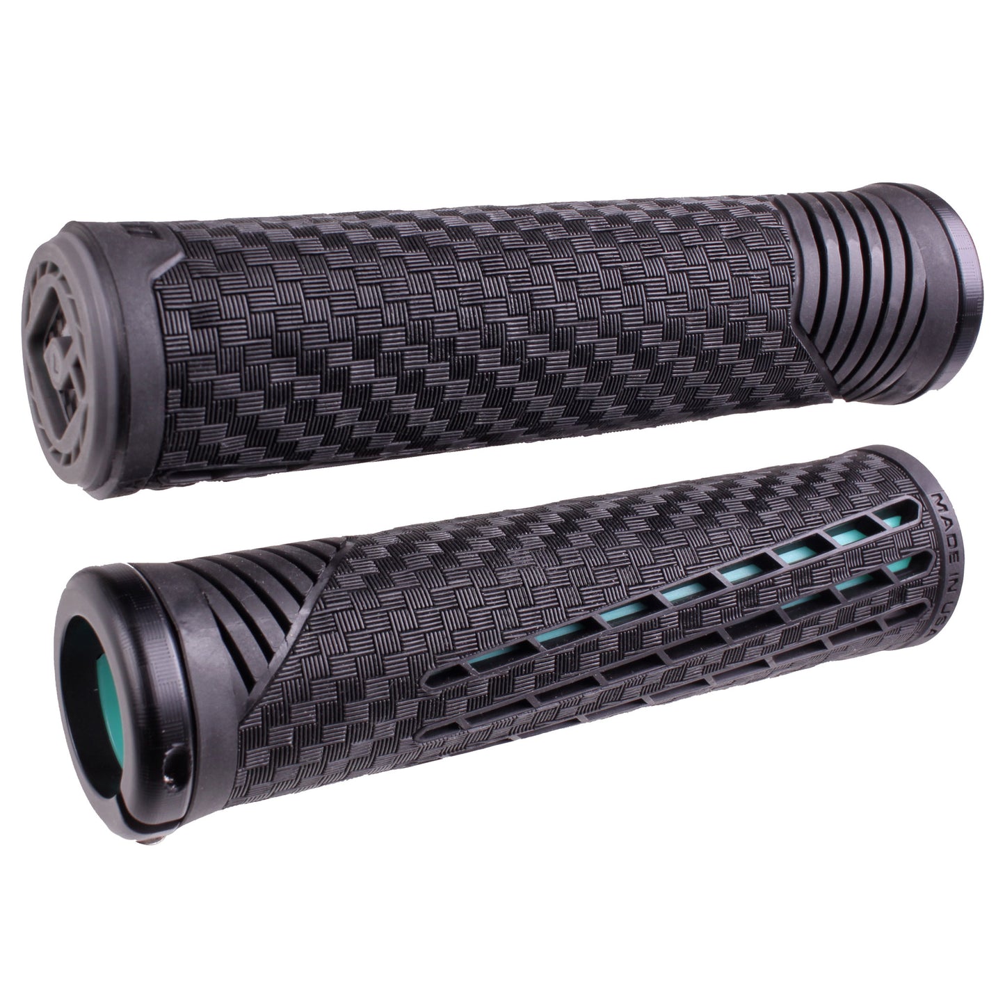 ODI Lock-On MTB CF - Black/Mint