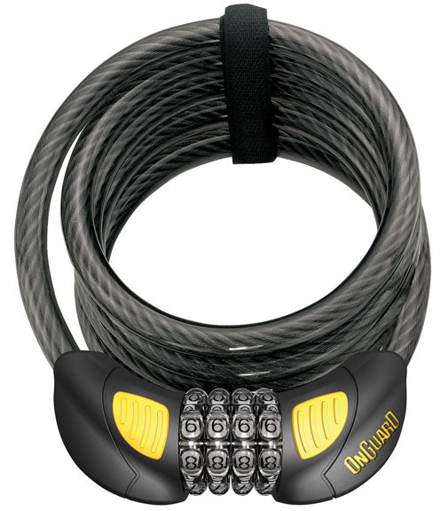 Doberman Glo-Combo Cable Lock, 1828mm x 12mm