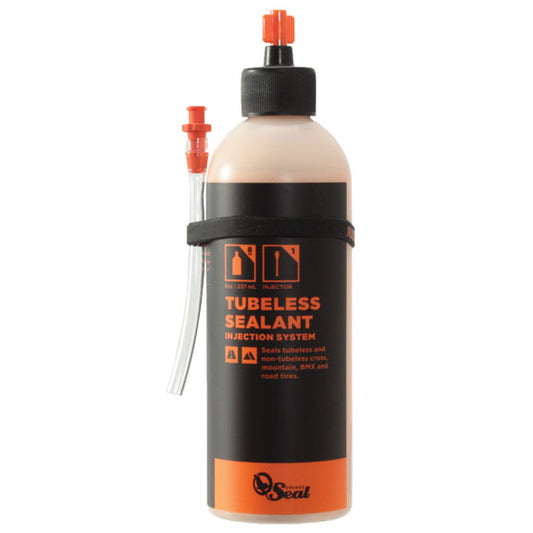 Orange Seal Tubeless Tire Sealant with Twist Lock Applicator - 8oz