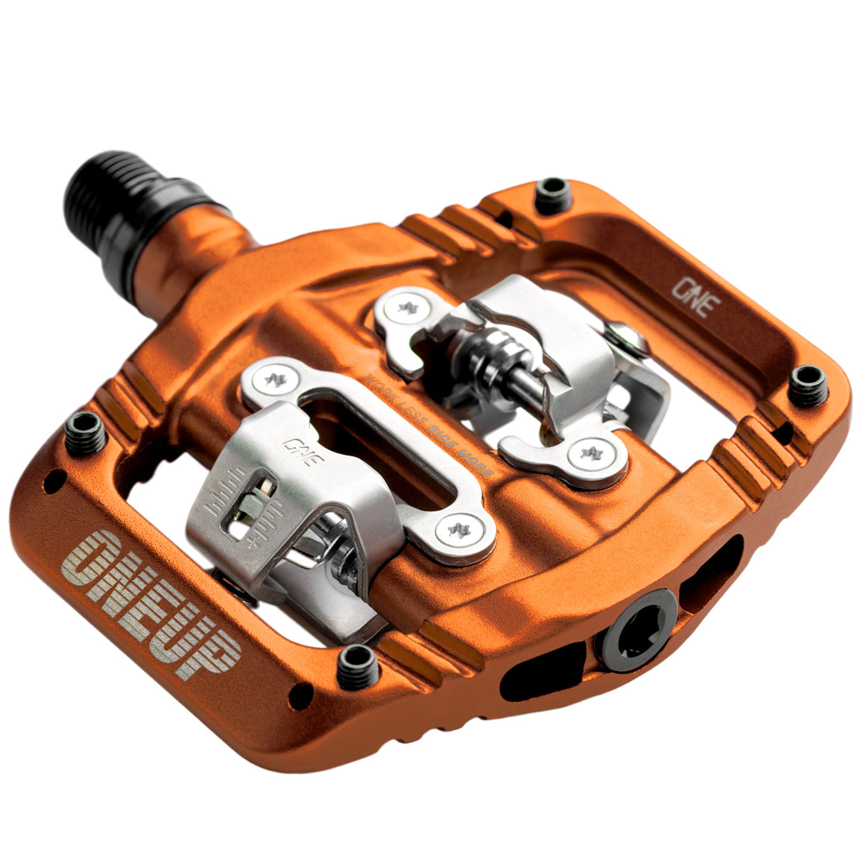 Clip Pedals, CrMo, Orange