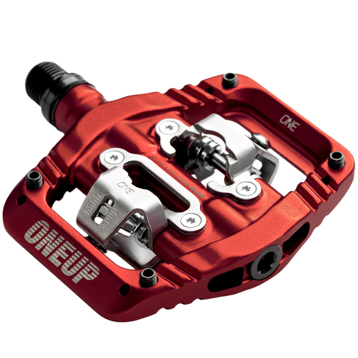 Clip Pedals, CrMo, Red
