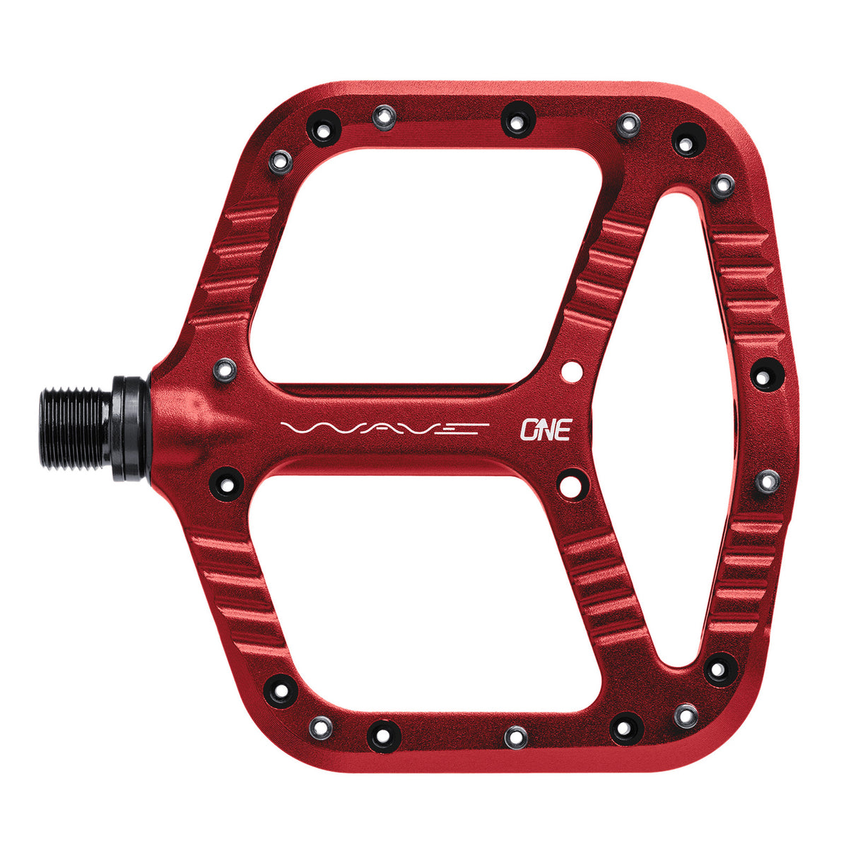 Wave Platform Pedals, Red