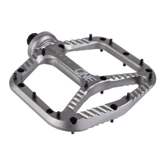 OneUp Components Aluminum Platform Pedals Gray