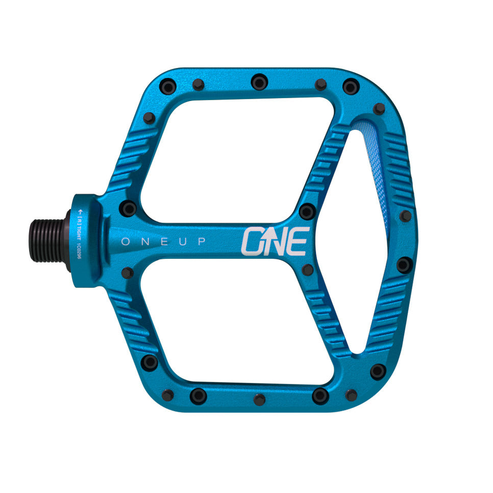 Aluminum Platform Pedals, Blue