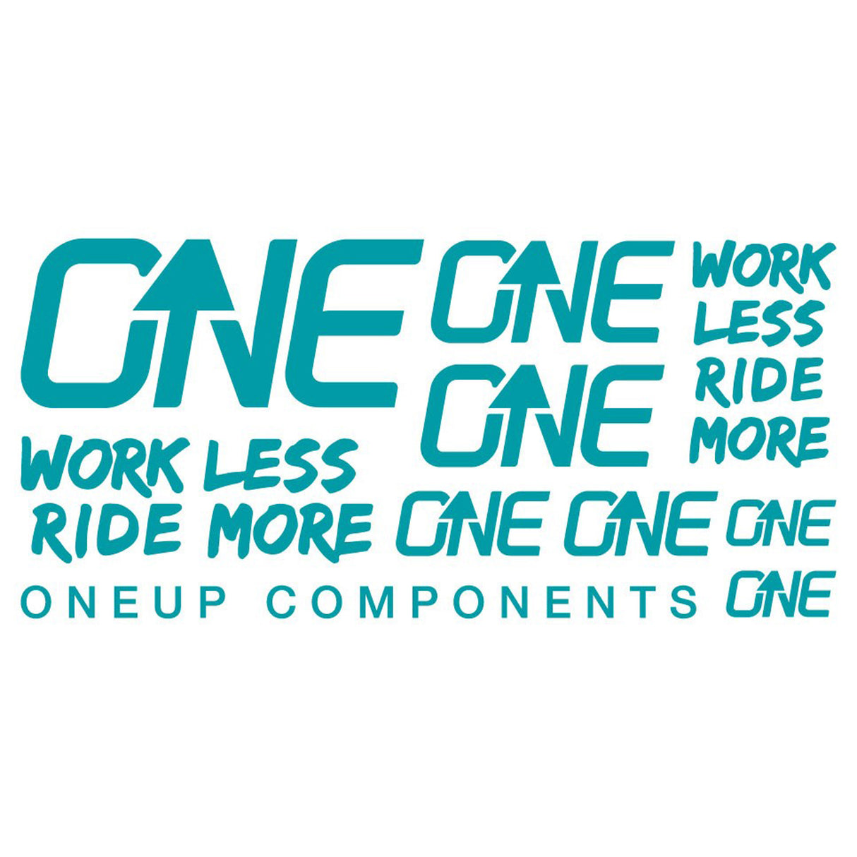 Riser Bar Decal Kit, Turquoise