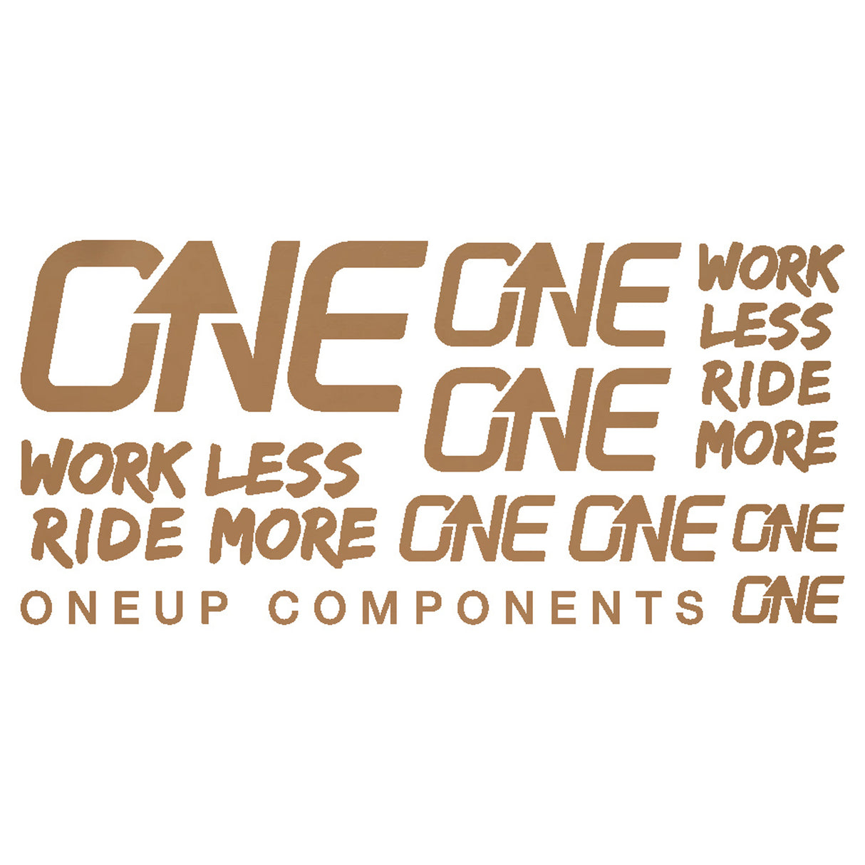 Riser Bar Decal Kit, Matte Bronze