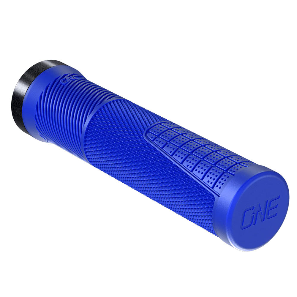 Thin Lock-On Grips, Blue