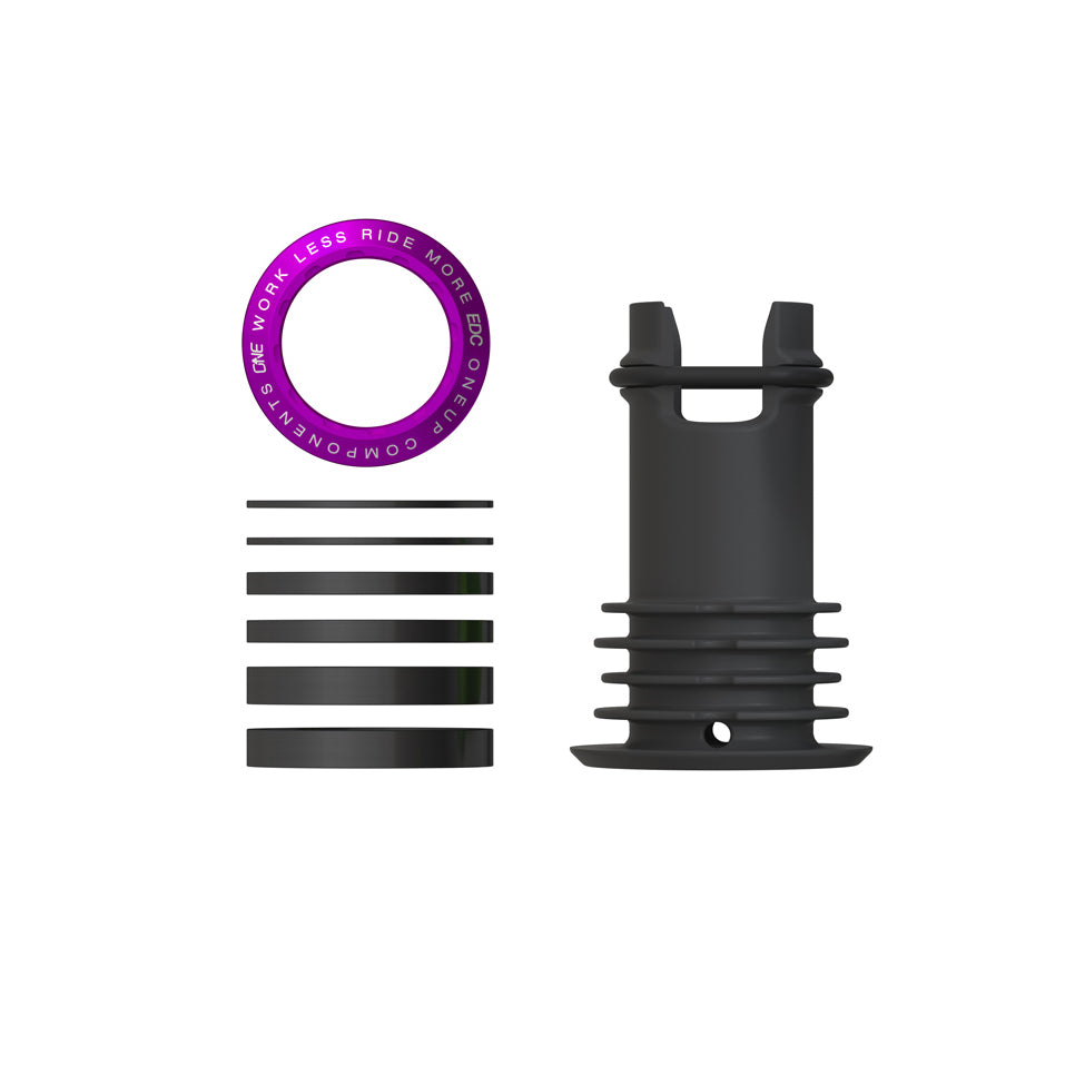 EDC Threaded Top Cap, Purple
