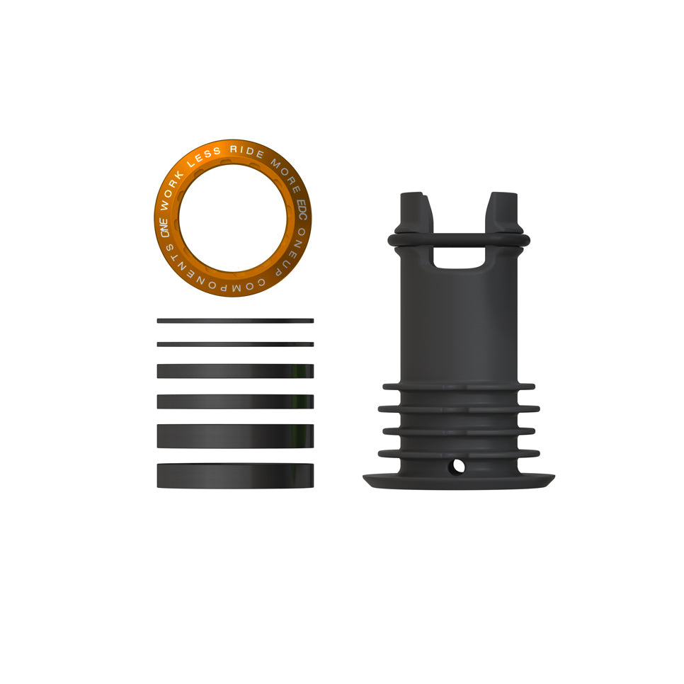 EDC Threaded Top Cap, Orange