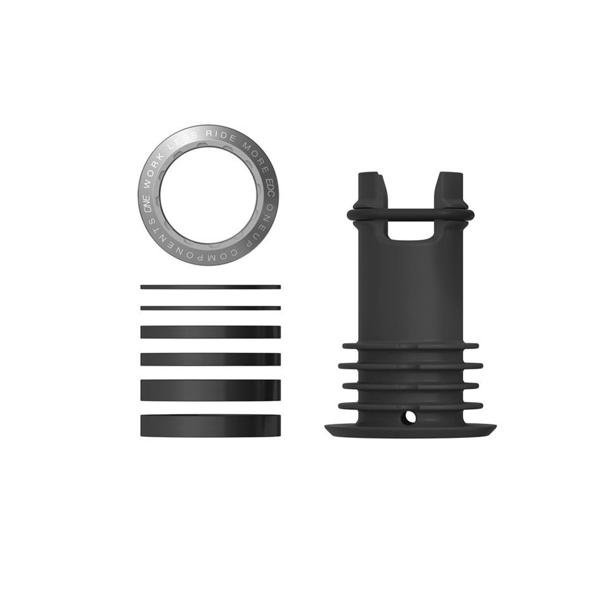 EDC Threaded Top Cap, Silver