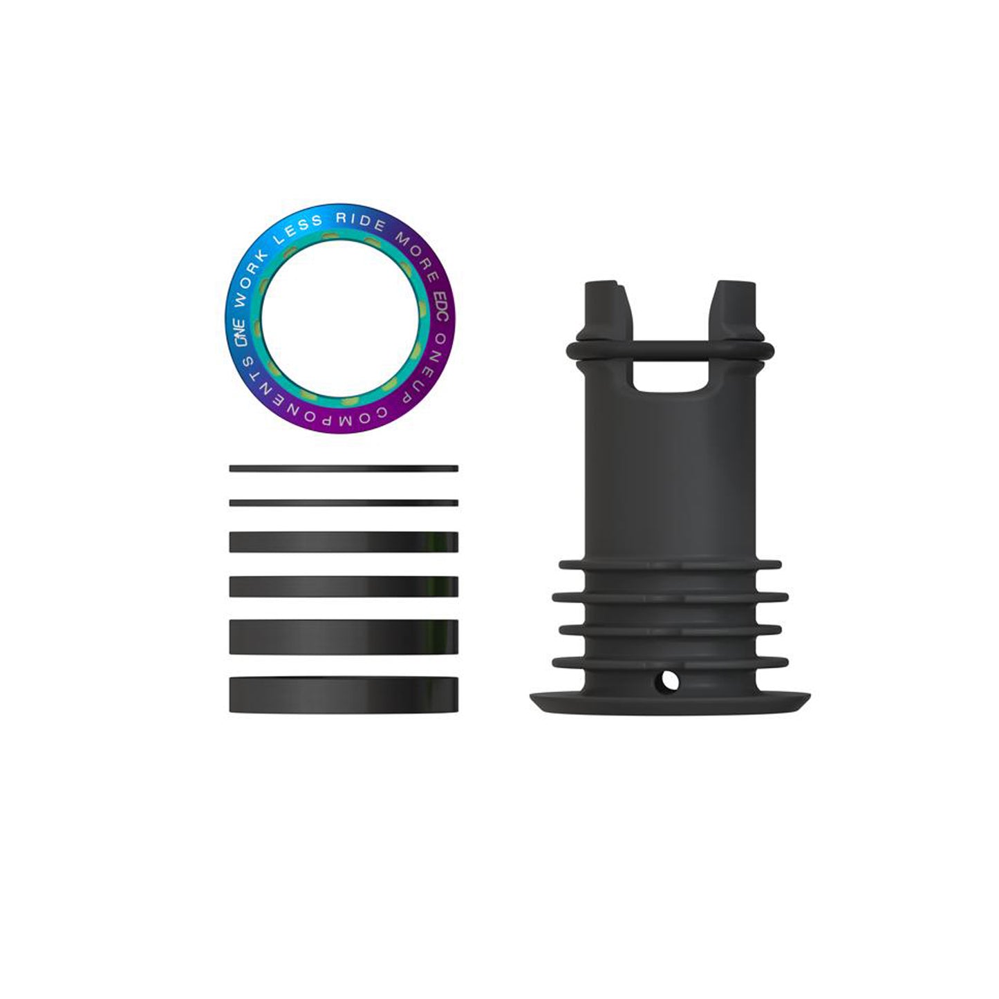 OneUp Components EDC Threaded Top Cap Oil Slick