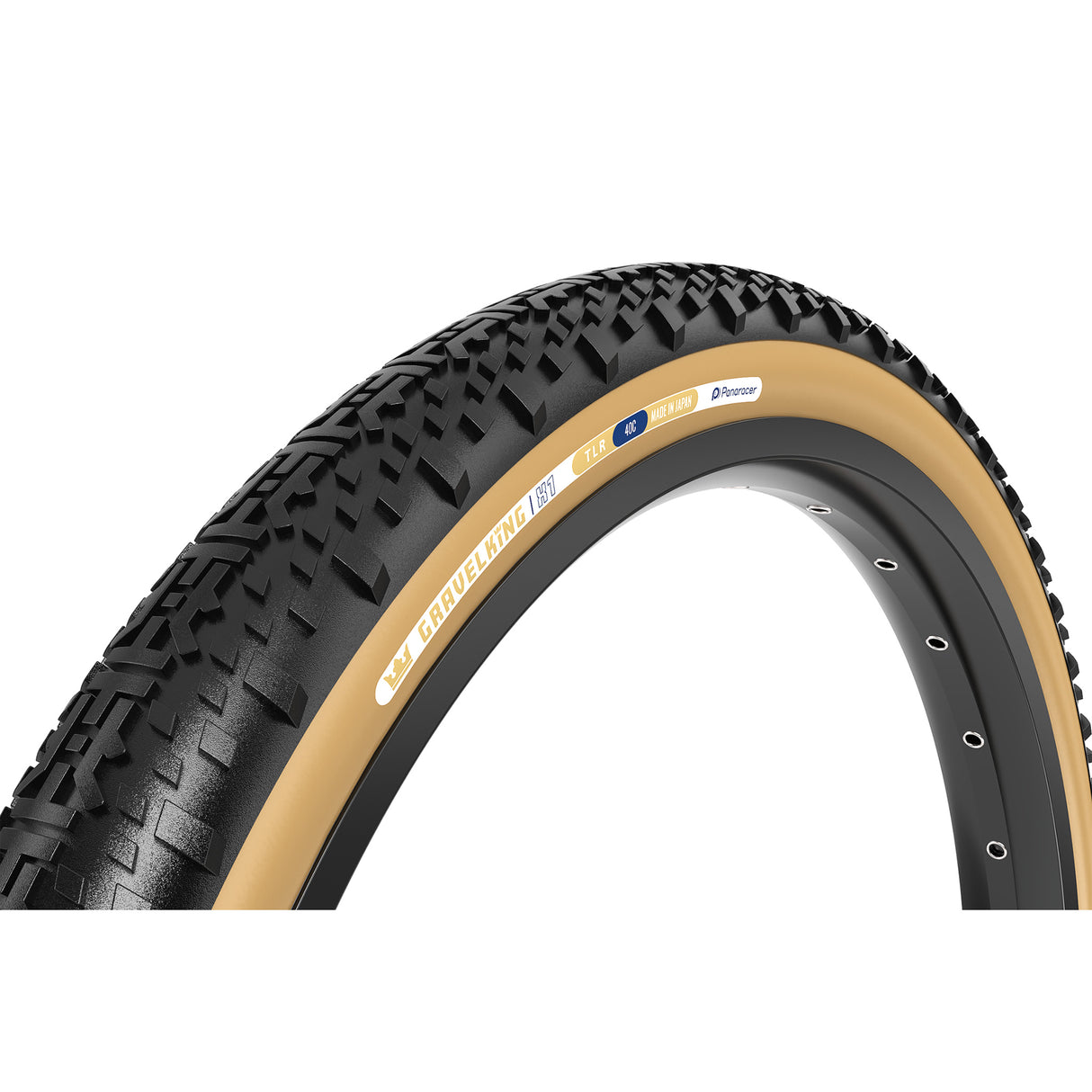 GravelKing X1 Tire, 700x45, TLC,  Black/Brown