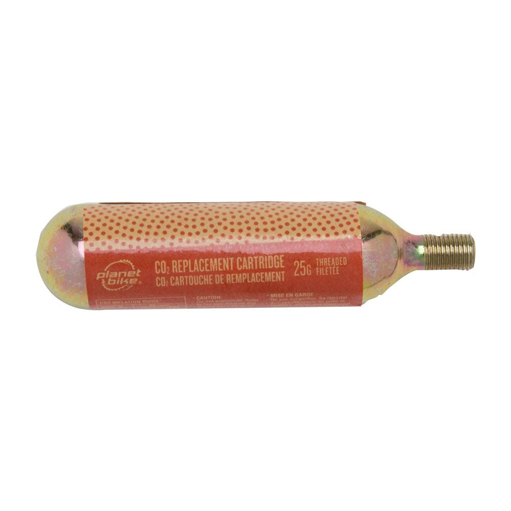 CO2 Cartridge, 25g Threaded, 2/Count