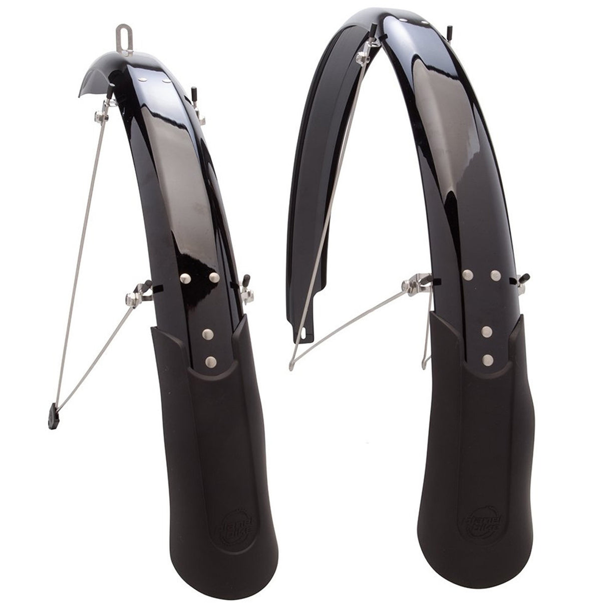 Cascadia Recycled Fender Set, Black, 29"/700c, 65mm