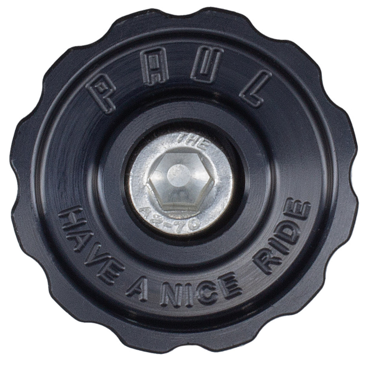 Aluminum Top Cap, Black