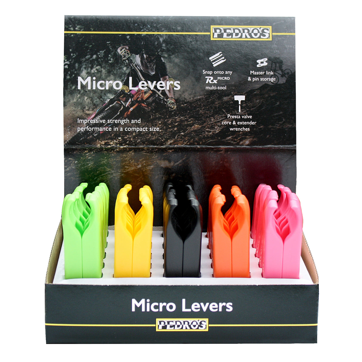 Micro Tire Levers, 5 Colors