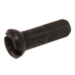 Alloy Polyax Nipple, 14g/14mm, Black, 100/Count