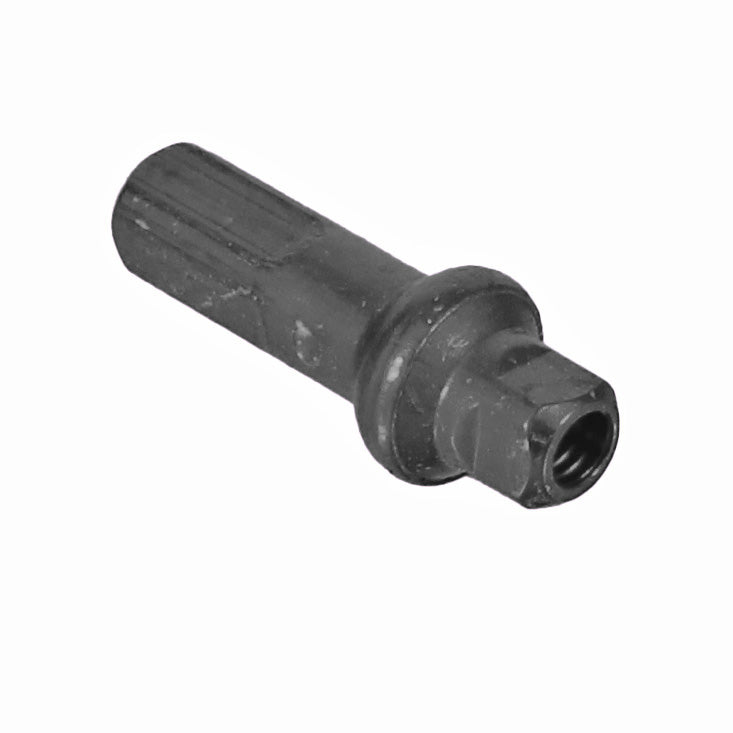 Double Square Alloy Nipple, 14g/16mm, Black, 100/Ct