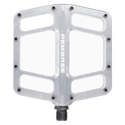 D3A Platform Pedals, Large, Silver
