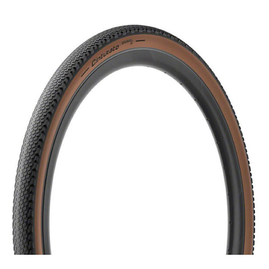 Pirelli Cinturato Gravel H Tire - 700 x 50 Tubeless Folding Classic Tan