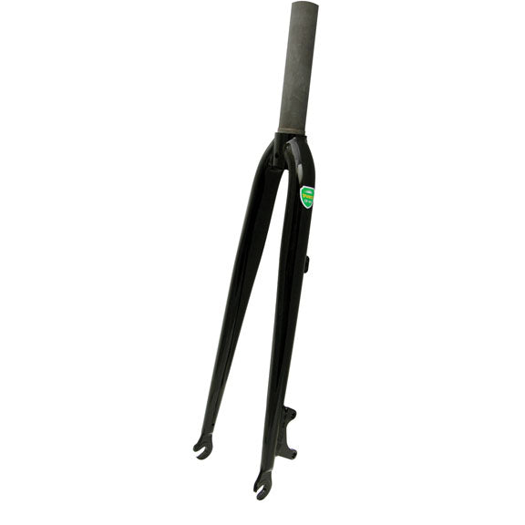 CrMo 700c Polo Disc Fork, 1-1/8" Thrdls, Black