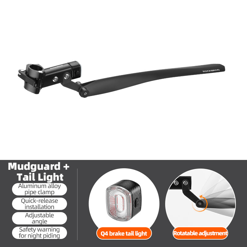 ROCKBROS Bicycle Front Rear Fender - Quick Release, Adjustable