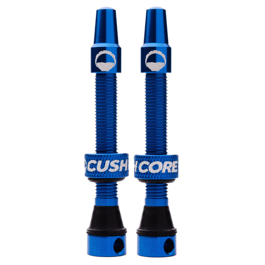 CushCore Tubeless Presta Valve Set - 44mm Blue