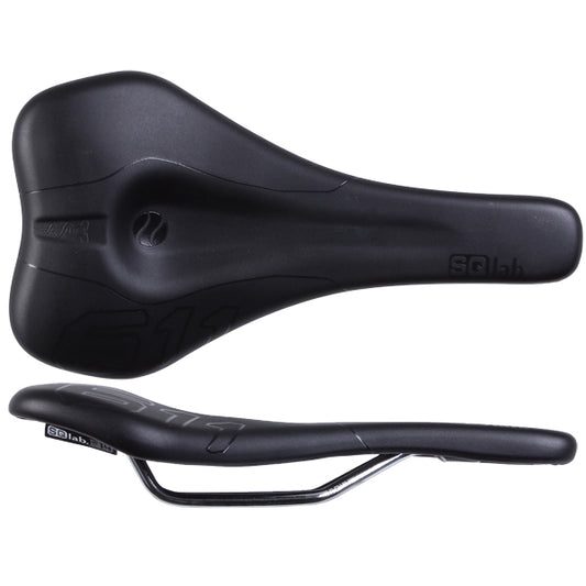 SQlab 611 Ergowave CrMo rail 130* Saddle blk