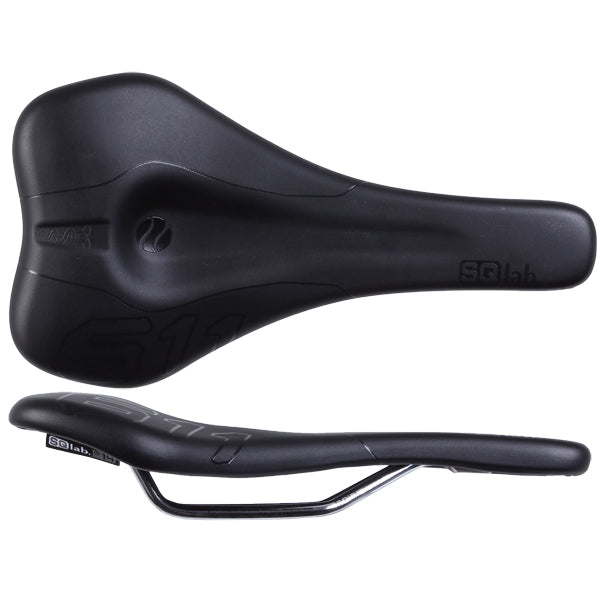 SQlab 611 Ergowave CrMo rail 150* saddle blk