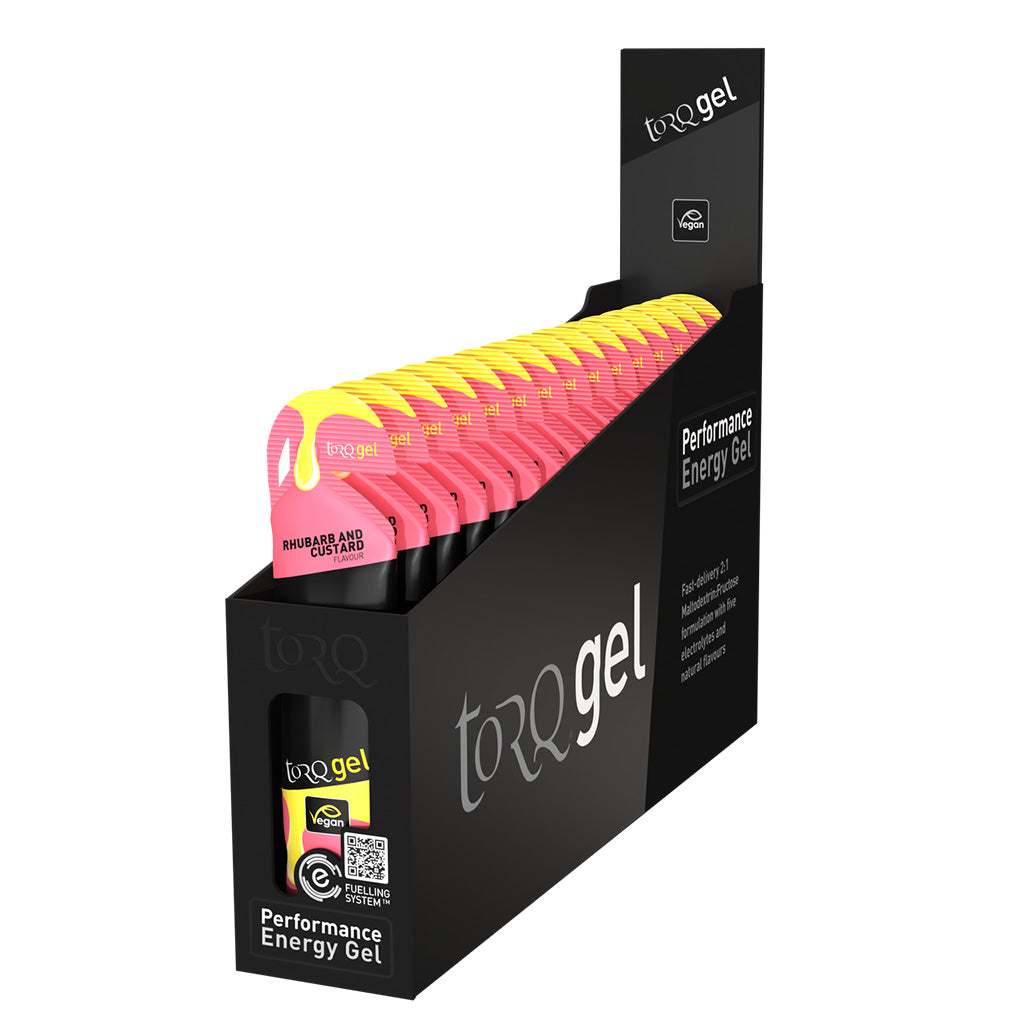 Energy Gel, Rhubarb And Custard, 15/Count