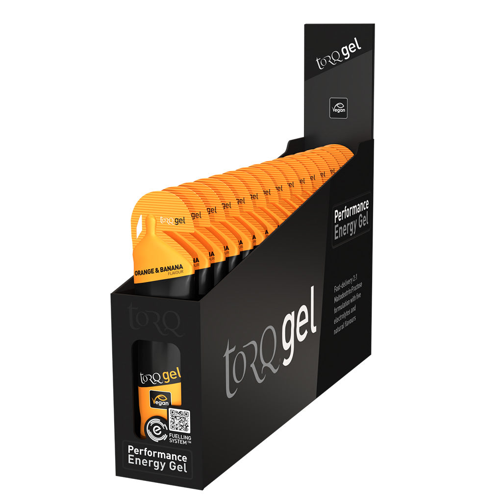 Energy Gel, Orange And Banana, 15/Count