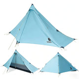 Qunature Ultralight Tent Rodless Rainproof Easy Setup for Outdoor Camping