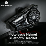 R1 Motorcycle Bluetooth Communication System Headset Helmet Speakers