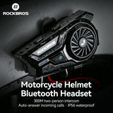 R1 Motorcycle Bluetooth Communication Headset Helmet Speakers