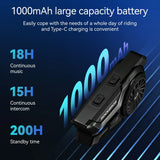 R1 Motorcycle Bluetooth Communication Headset Helmet Speakers