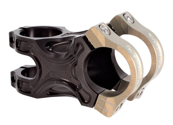 Renthal Apex Stem - 60mm 31.8 Clamp +/-6 1 1/8" Aluminum Black/Gold