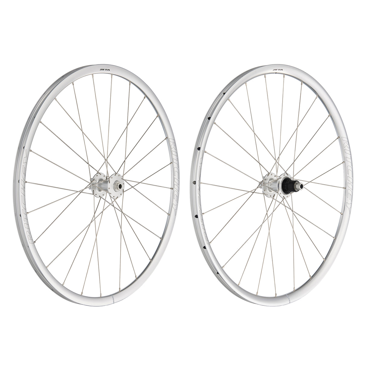Classic V2 Zeta Disc, 700c Wheelset, HG  Silver