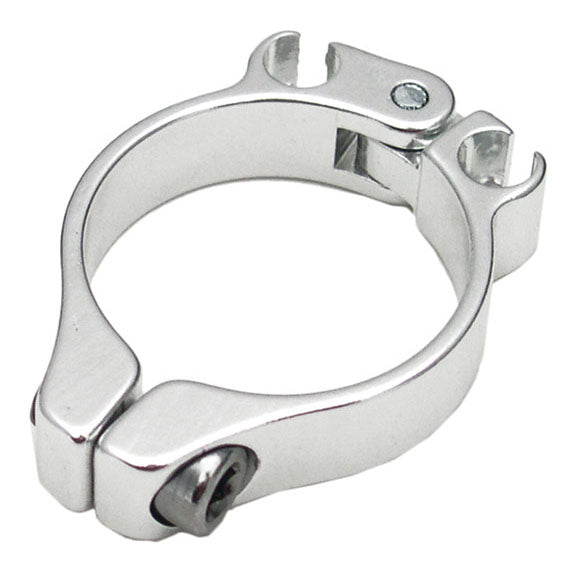 Housing Stop, Double (31.8mm) - Silver Each