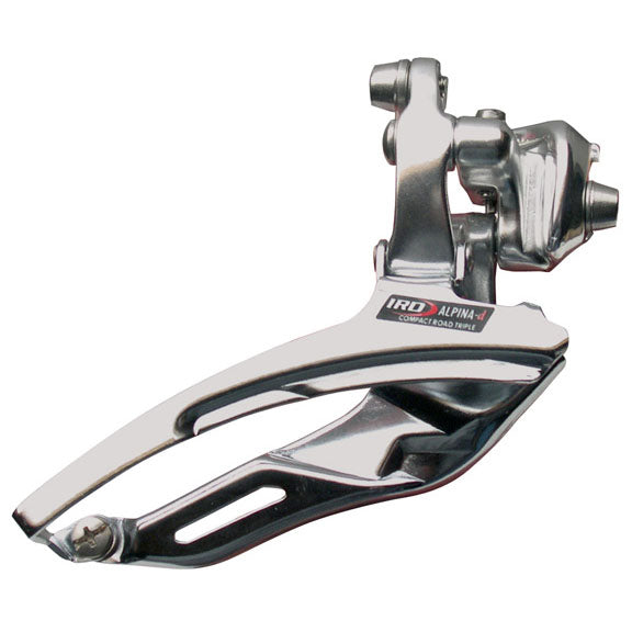 Alpina-D Triple Front Derailleur, Braze-On - Silver