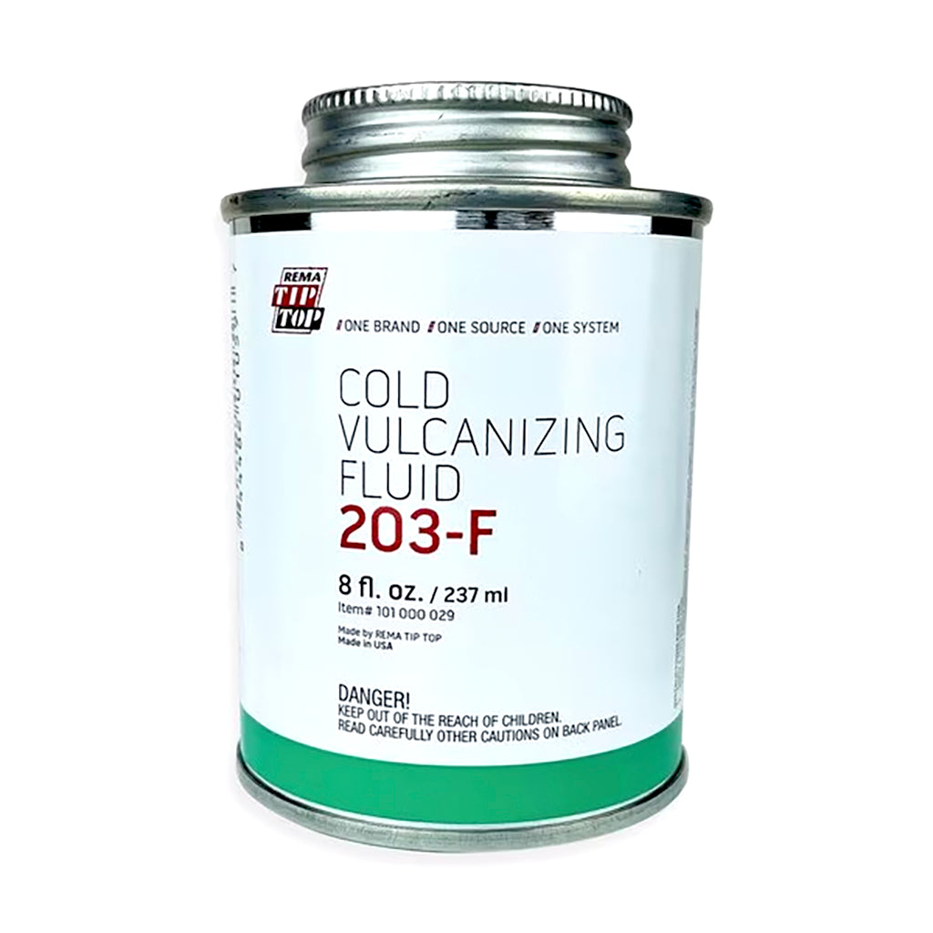 Rema Tip Top Vulcanizing Fluid 8oz Brush Can ORM-D